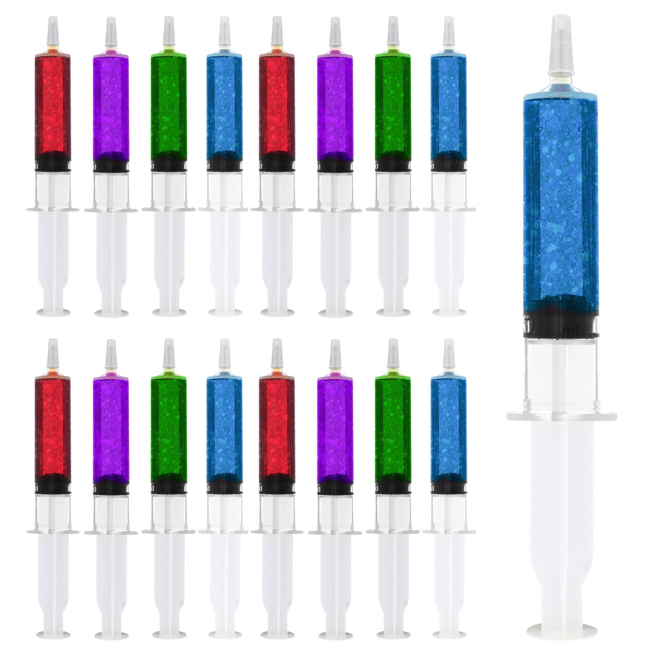 Spec101 Plastic Syringes for Jello Shots - 60pc Jello Shot Syringes 2oz Shooters